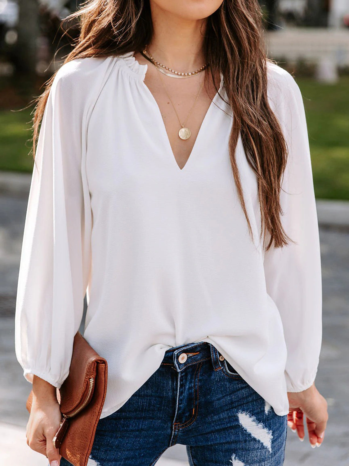 The Ultimate You Long Sleeve Blouse