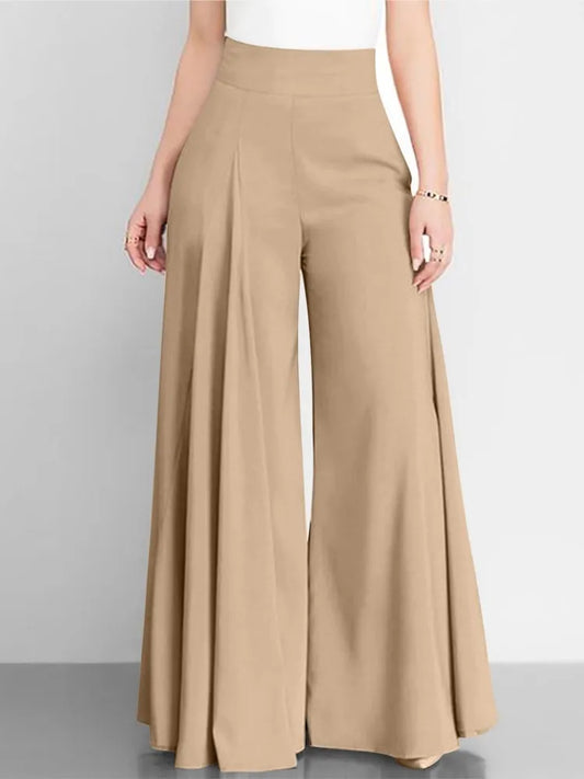 Fashionable High Waist Wide Leg Pants