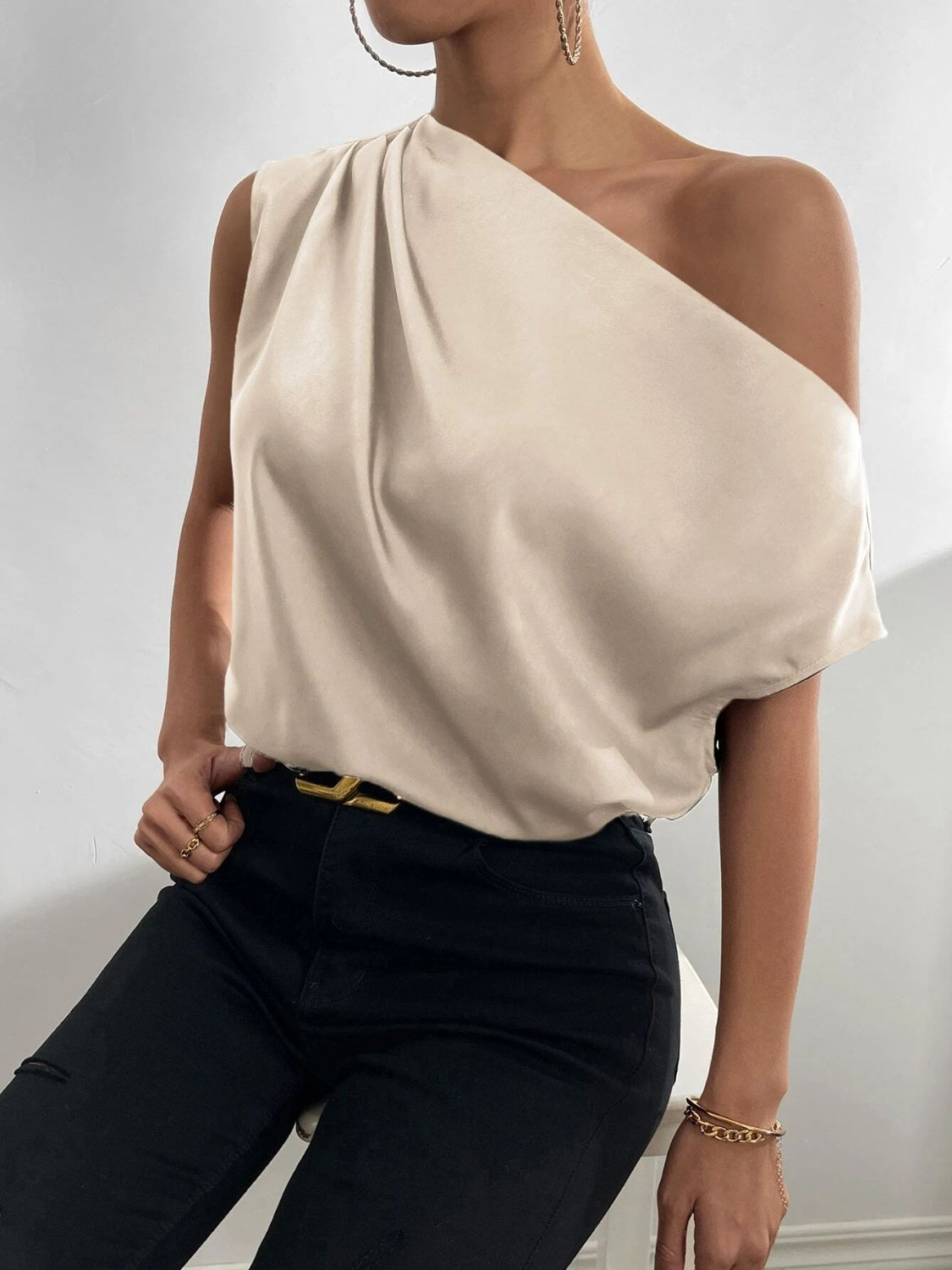 Gorgeous Single Shoulder Blouse